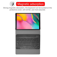 Penutup Casing Keyboard untuk Samsung Galaxy Tab S5E 10.5 Inci SM-T720 SM-T725 USB Baru Mendukung Bahasa Rusia Spanyol Inggris Korea Arab
