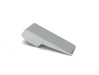 Poignée de robinet plate en alliage de zinc chromé, levier unique, pièce de rechange pour mitigeur de lavabo ou d'évier de cuisine