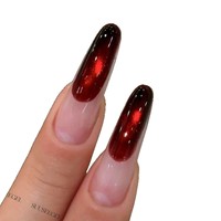 10 Couleurs Orange Island Glass Bead Cat Eye Fire Cloud Designer Magnet DIY 2026 Automne Hiver Nouvelle Arrivée Kit de Gel pour Salon de Manucure