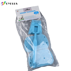 <span class=keywords><strong>Mango</strong></span> de plástico de lavado plato esponja de limpieza cepillo limpiador <span class=keywords><strong>estropajo</strong></span> - Product Image 2