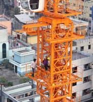 Mini-grue à tour de 3 tonnes, hauteur de levage de 30 m, machine de levage économique pour la construction et la rénovation de petits bâtiments résidentiels