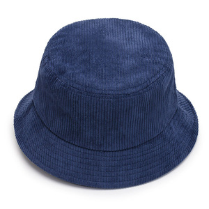 Chapeau bob en velours côtelé pour femmes pas cher, vente en gros, chapeau bob en velours côtelé uni pour hommes - Product Image 1