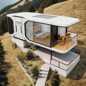 Maison conteneur extensible imperméable 2026 pour <span class=keywords><strong>hôtel</strong></span>, maison mobile préfabriquée portable avec cuisine pour terrain non utilisé, <span class=keywords><strong>hôtel</strong></span>-capsule - Product Image 1