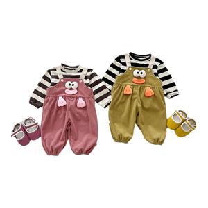 Ropa <span class=keywords><strong>de</strong></span> Bebé Angou, Conjunto <span class=keywords><strong>de</strong></span> Otoño Unisex, Mono con Tirantes <span class=keywords><strong>de</strong></span> Muñeca 3D, Traje para Gatear, Overol para Exteriores - Product Image 1