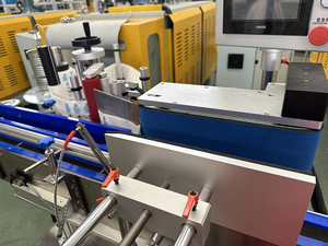 Thép không gỉ hoàn toàn tự động chai tròn máy dán nhãn, nhãn dán Máy tính để bàn xoắn-cán loại nhãn Máy dán - Product Image 6