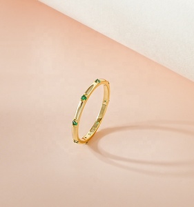 Hot Selling Trendy 925 <strong>Silver</strong> <strong>Eternity</strong> <strong>Ring</strong> Zircon Diamond Inlaid Fashionable Simple INS Style Temperament Jewelry Stackable - Product Image 4