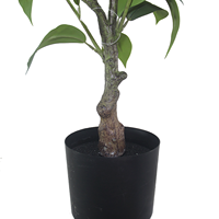 Plante d'intérieur artificielle CHUANGFA de 80 cm, Clerodendrum Wallichii blanc rosé, écologique, décoration de mariage, Halloween, toujours vert