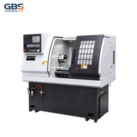 Mini Torno CNC de Bancada Plana Horizontal Multi-rendimiento CK0640 Monohusillo de Servicio Ligero GSK Alta Precisión 0.01mm Pequeño de 3 Ejes