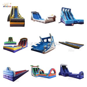 Glissière d'<span class=keywords><strong>eau</strong></span> gonflable à piste unique WINSUN <span class=keywords><strong>de</strong></span> grande taille Thrill Dropsick avec <span class=keywords><strong>tapis</strong></span> <span class=keywords><strong>de</strong></span> glissement pour adultes et enfants - Product Image 3