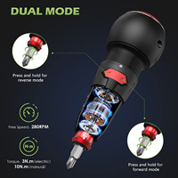 Tournevis électrique sans fil puissant, kit de tournevis rechargeable pour la maison, l'automobile et la réparation de PC