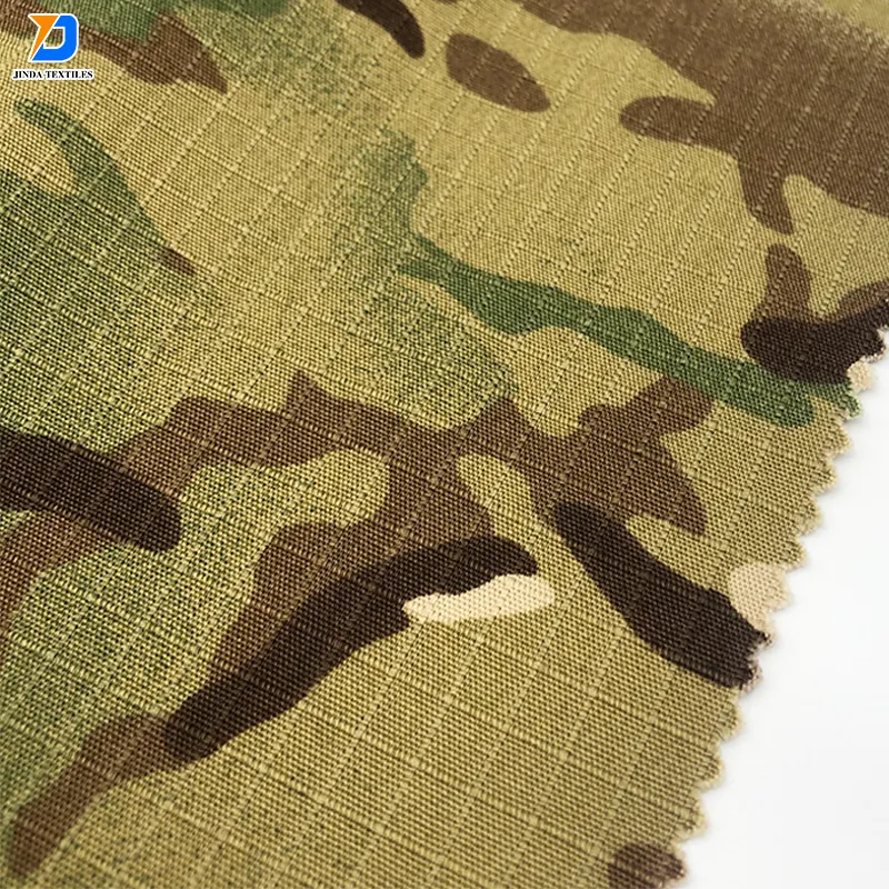 JINDA moss print cotton Camouflage 60 cotton 40 poliestere tessuto antistatico ignifugo per trapano uniforme