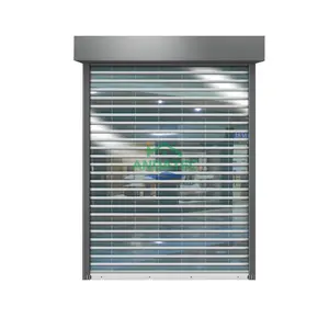 Anda CLEAR VIEW PC ROLLER SHUTTER DOOR POLYCARBONATE SLATS| TRANSPARENT ACRYLIC ROLLER SHUTTER CHINA SUPPLIER