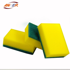 <span class=keywords><strong>Estropajo</strong></span> plástico <span class=keywords><strong>verde</strong></span> de la bola de esponja del precio al por mayor de la fabricación de China para la limpieza profunda de la cocina - Product Image 1