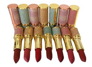 Meilleure vente en gros bas quantité minimale de commande rouge à lèvres mat végétalien Halal brillant personnalisé diamant paillettes marque privée brillant perles lèvres - Product Image 2