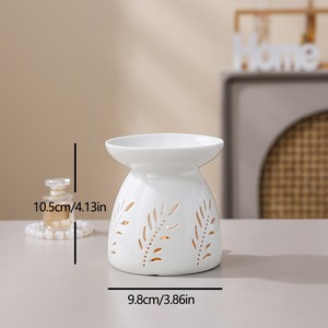 Portacandele Profumati Decorativi, Diffusore di Oli Essenziali, Bruciatore di Incenso Aromatico, Profumatore in Ceramica per Casa - Product Image 6