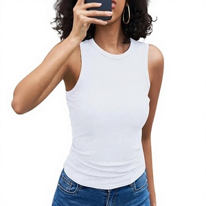 <b>Ladies</b> Fashion <b>Tank</b> <b>Top</b> Square Collar Sleeveless Camisole for Everyday Wear - Product Image 1