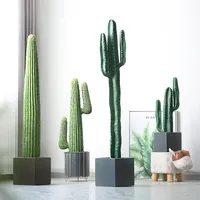 Decorazione dell'interno di cemento in vaso artificiale di piante succulente mini bonsai cactus imitador cactus malesia cactus di misura