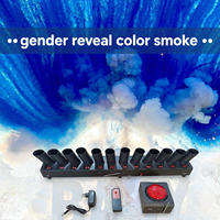 Ventilateur d'ignition personnalisé pour fontaine froide, effet de fumée colorée, idéal pour révélation du sexe, mariages, célébrations extérieures, événements, en métal