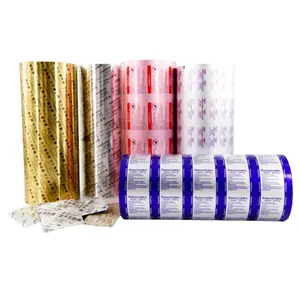 Heat sealing barrier films double-sided aluminum printing foil for pill blister