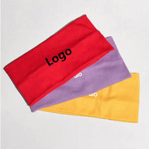 HB5053 fasce <span class=keywords><strong>per</strong></span> <span class=keywords><strong>capelli</strong></span> morbide elastiche sportive antiscivolo con Logo ampio personalizzato assorbono il sudore <span class=keywords><strong>per</strong></span> le donne che si allenano in viaggio - Product Image 5