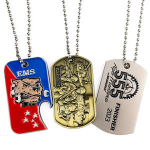 ป้ายสุนัข id เคลือบฟันแบบกําหนดเองแกะสลัก ปรับแต่งแท็กสุนัขโลหะแกะสลักด้วยเลเซอร์ - Product Image 6