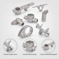 Pièces de fonderie métallique personnalisées OEM, composants d'ingénierie de précision avec production par usinage CNC