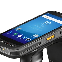 Terminal Genggam Pemindai Barcode RFID UHF Profesional Android Chainway C72 yang Tangguh