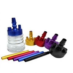 Cabeza de Cachimba Portátil de Acrílico con Acabado Lacado, Duradera, Multicolor, Accesorio para Fumar Shisha, Ideal para Viajes y Bares - Product Image 1