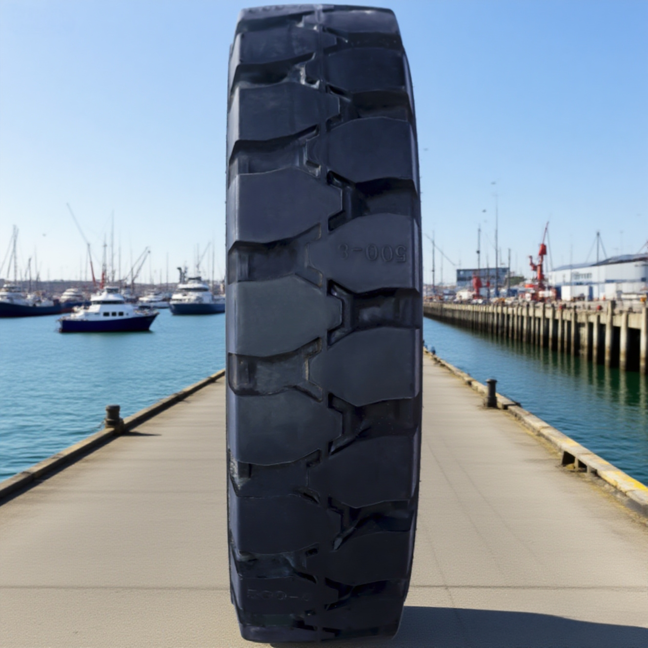 2026 Chinese Solid Wheel for Forklift Solid Tires 7.00-9 7.00 9 Replacement for Linde Toyota Forklift Tyre with New Produce