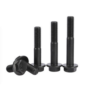 M6 M8 Lớp 8.8 Kẽm Thép Không Gỉ Nội Bộ Chủ Đề Hình Lục Giác Màu Đen <span class=keywords><strong>Hex</strong></span> Đầu Mặt Bích Bu Lông Và Vít - Product Image 2