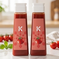 Fabricante Chino de Salsa de Tomate en Botella Exprimible, Aderezo Bajo en Grasa y Calorías, Aderezo de Aceite y Vinagre, Mayonesa