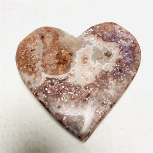 Gros Cristaux Naturels Sculpture Coeur Guérison Rose Améthyste Druzy <span class=keywords><strong>Deode</strong></span> Coeurs pour Cadeaux Décor - Product Image 3
