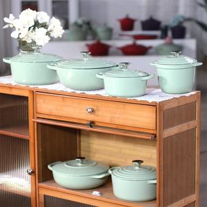 Vente en gros d'ustensiles de cuisine pour la cuisine émaillée Casserole en <span class=keywords><strong>fonte</strong></span> émaillée pour <span class=keywords><strong>cocotte</strong></span> en <span class=keywords><strong>fonte</strong></span> - Product Image 3