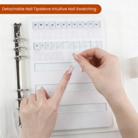 Nouveauté : Livre de présentation magnétique 120 couleurs pour nail art, carte de couleurs pour vernis gel acrylique
