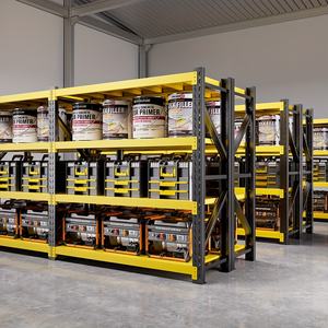 Estantes de almacenamiento ajustables de 4 capas de 100-400kg, estantes de almacenamiento de herramientas de Metal, unidades de estantes de almacenamiento - Product Image 5