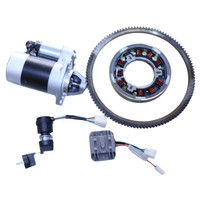 178F/186F/188F Dieselgenerator Anlasser, Zahnkranz + Spannungsregler + Ladespulenschalter-Set