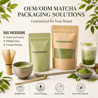 Poudre de Matcha, Poudre de Thé Vert pour Boba, Latte, Smoothie, Desserts, Pâtisseries, Mélange pour Boissons, Vente en Gros