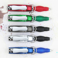 Cadeaux publicitaires personnalisés, porte-clés, stylo à bille multifonction, stylo à bille pliable avec clou