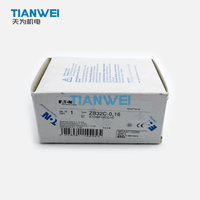 Relais de surcharge thermique EATON ZB32C-0,16, 0,1~0,16A réglable, 1NO+1NC, contact auxiliaire, montage direct pour contacteur de moteur DILM