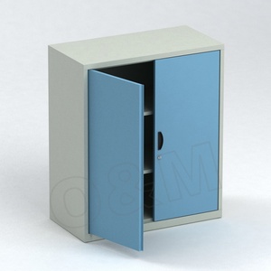 <span class=keywords><strong>Armoire</strong></span> <span class=keywords><strong>de</strong></span> classement en acier à double porte <span class=keywords><strong>de</strong></span> 2 m <span class=keywords><strong>de</strong></span> hauteur, verrouillable, en métal, pour le rangement <span class=keywords><strong>de</strong></span> documents et d'archives <span class=keywords><strong>de</strong></span> bureau - Product Image 5