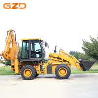 Minipala Terne Compatta GZD 7.6 Tonnellate per Edilizia Stradale e Agricola, Scavo Fossati, Profondità di Scavo 4082mm, Capacità di Sollevamento 2500KG
