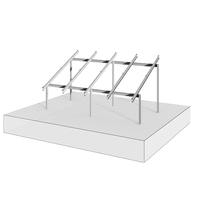 Structures de montage au sol pour panneaux solaires en acier de type C galvanisé à chaud avec garantie de 25 ans et capacité de résistance au vent de 56 m/s