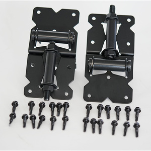 JIANSEN Vente en gros <span class=keywords><strong>Pvc</strong></span> Garde-corps à fermeture automatique Charnière de clôture Charnière réglable Charnière de porte de jardin - Product Image 1