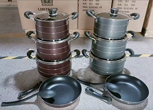 ชุดเครื่องครัวแบบหนาพิเศษ 8 ชิ้น ขนาด 20 <span class=keywords><strong>22</strong></span> 24 ซม. หม้อซุป 24 ซม. กระทะทอด ชุดเครื่องครัวระดับมืออาชีพ ขายส่งจำนวนมาก - Product Image 4