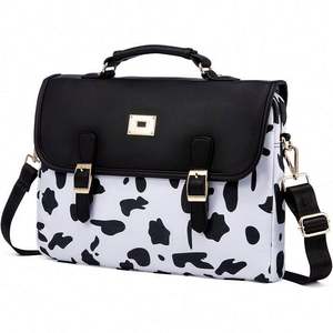 Échantillon gratuit 2023 Nouvelle mode Sac à bandoulière noir à logo personnalisé, grand espace, rangement en couches et évolutivité, sac pour ordinateur portable, vente chaude - Product Image 2