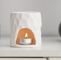Brûleur d'huiles essentielles en céramique, diffuseur d'aromathérapie zen, décoration minimaliste pour la maison, pour le spa, le yoga, la méditation
