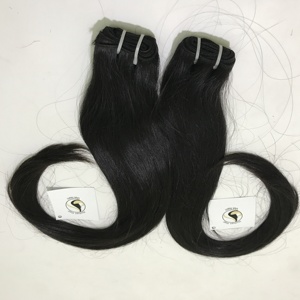 Venta al por mayor, mechones de cabello virgen liso de trama súper doble y gruesa, trama de cabello humano sin procesar de cabello humano Vietnam - Product Image 4