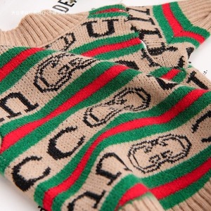 أزياء العلامة التجارية الفاخرة الكلب حيوان أليف سترة دافئة محبوك جرو القط الكلب الملابس الشتوية - Product Image 4