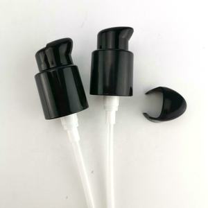 زجاجة من الزجاج الأسود اللامع 60 زجاجة مستحضرات تجميل من الزجاج 2 أونصة مع مضخة بلاستيكية سوداء مضخة زنبركية خارجية - Product Image 3