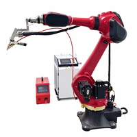 Bras robotisé industriel pour la soudure, robot de soudage automatique à 6 axes, machine de soudage MIG TIG MAG, homologué CE, vente directe d'usine